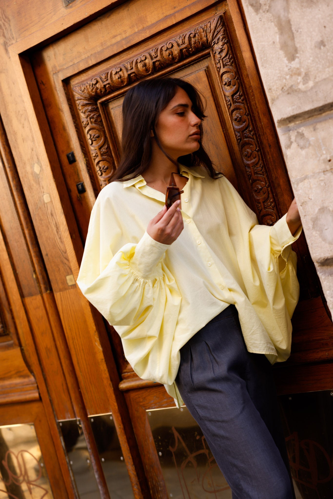 Chemise SATCHI - Jaune clair 🆕 - HORTENCE
