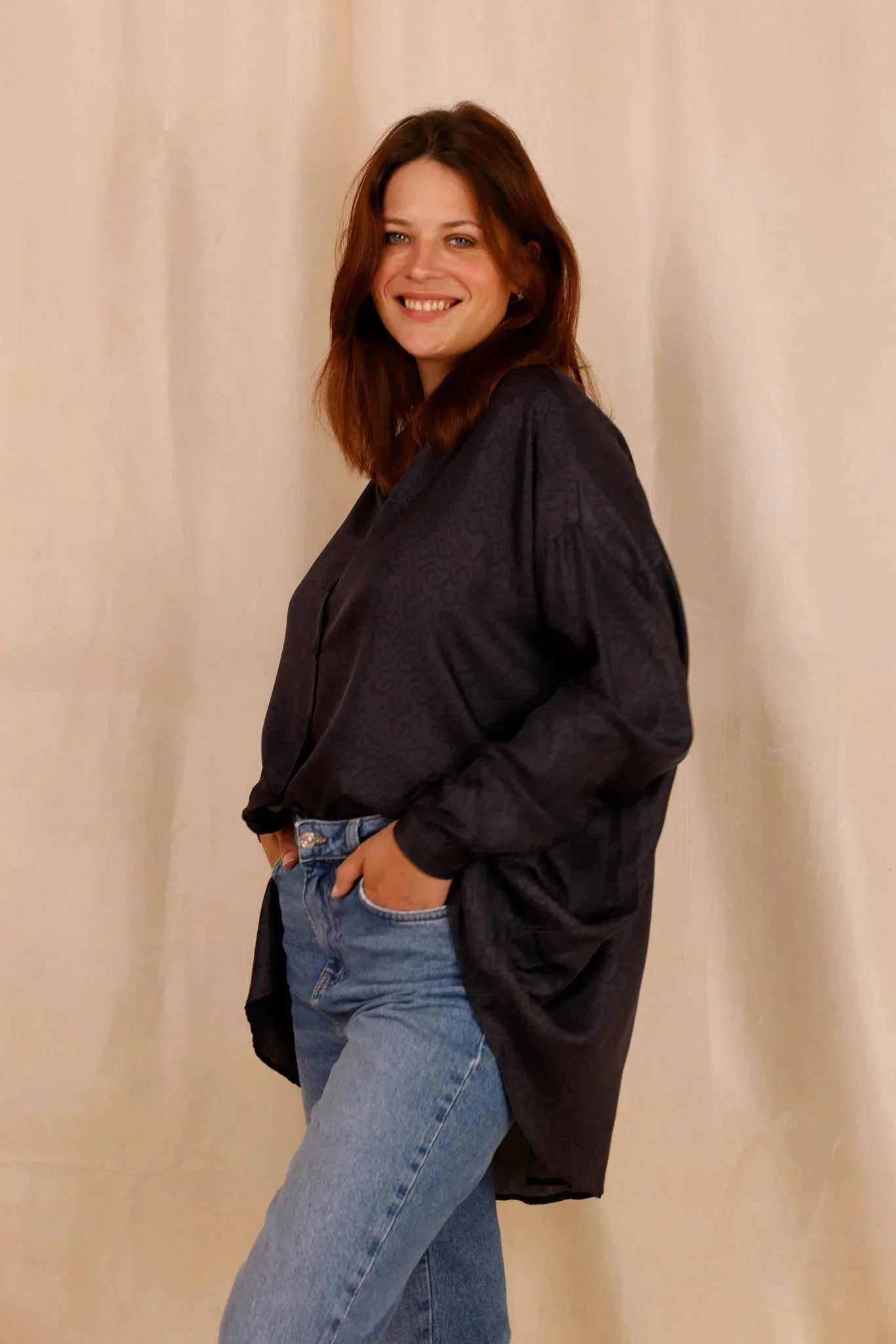 Chemise GIULIA Arasilk - Soie certifiée OEKO-TEX® - Hortence Paris