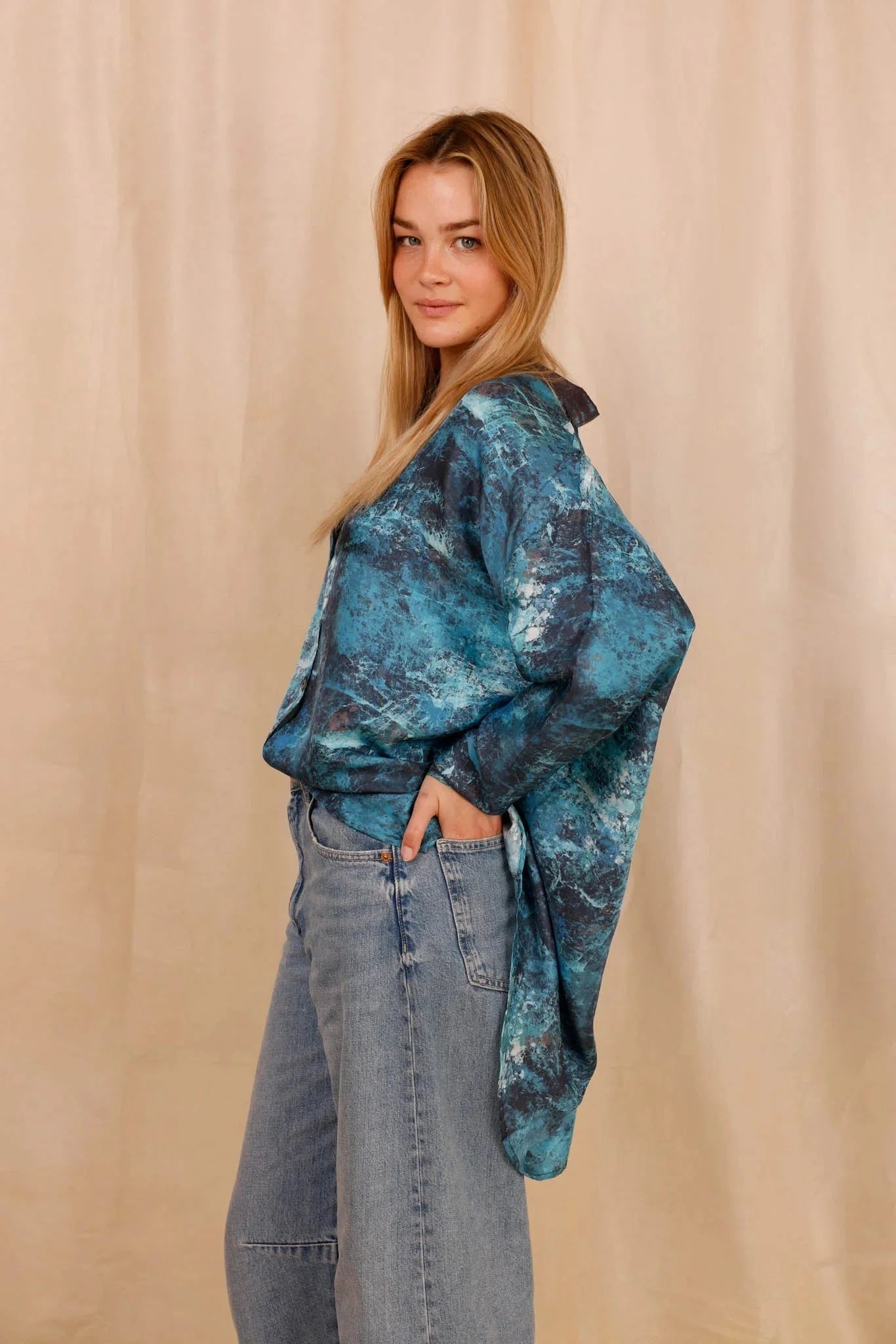 Chemise GIULIA Seasilk - Soie certifiée OEKO-TEX® - Hortence Paris