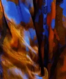 FÉLIX Blue Trousers - Viscose