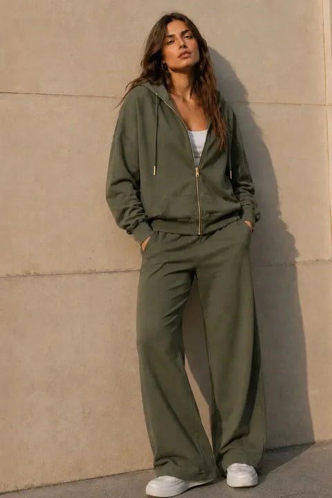 Pantalon Loungewear NOLA Kaki - Coton