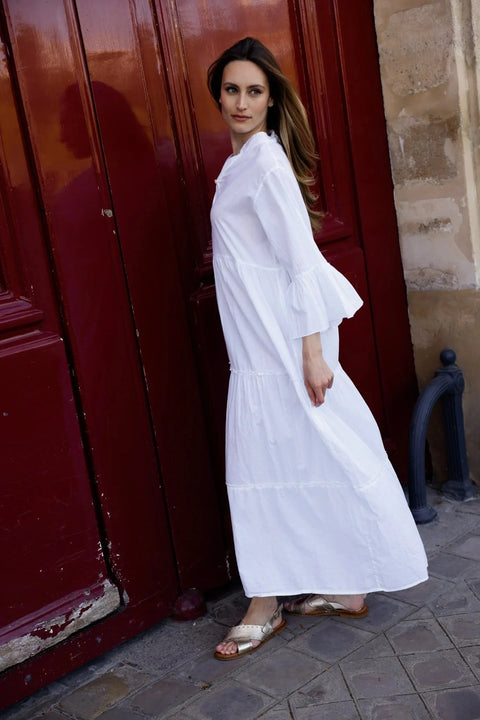 Robe PAROS - Blanche 🆕 - HORTENCE