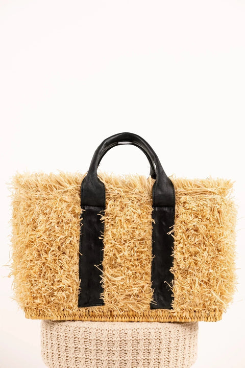 Sac ZOEY Chatain - Raphia