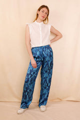 Pantalon ANGE Blue Lagoon - HORTENCE