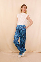 Pantalon ANGE Blue Lagoon - HORTENCE