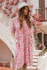 Robe TADASANA Lillepink - 100% Crépon De Viscose - Lillepink - HORTENCE